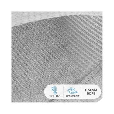 Imagem de Toldo Triangular De Proteção Solar HDPE 185GSM Com Bloqueio UV Para Ja