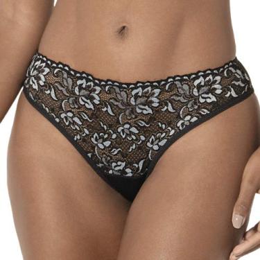 Imagem de Calcinha com Renda DeMillus 53071 Promenade, Preto, G