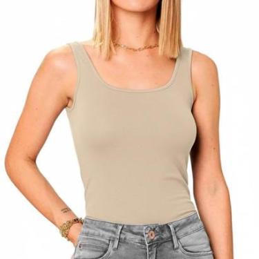 Imagem de Regata Feminina Segunda Pele Anágua Básica-Feminino