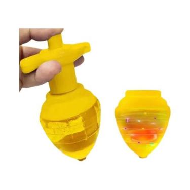 Imagem de Pião De Borracha Multicolorido Com Transmissor Integrado, Rotação Prol