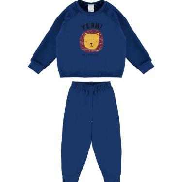 Imagem de Conjunto Moletom Infantil Menino Malwee 1/3 Ref. 116675-Masculino