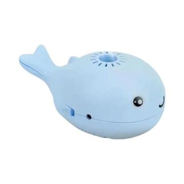 Imagem de Brinquedo Interativo Para Gatos Em Forma De Baleia Com Ventilador USB 