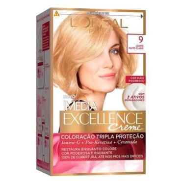 Imagem de Coloração Imédia Excellence L'Oréal Paris 9 Louro Muito Claro-Unissex