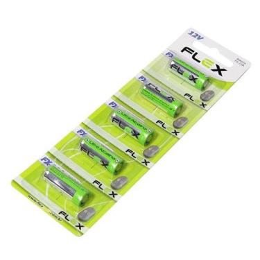 Imagem de Pilha Alcalina Bateria 5 Un 12v A23 Controle Alarme Portão - X-CELL, 1