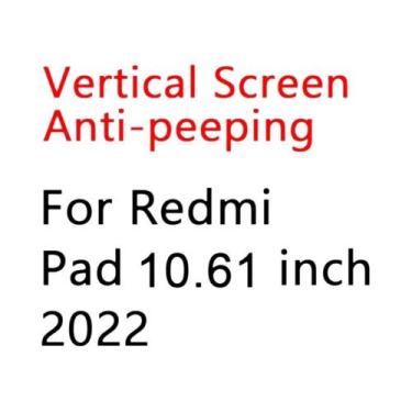 Imagem de Protetor De Tela Anti-reflexo E Anti-espião Para Redmi Pad 10.6 SE Xia