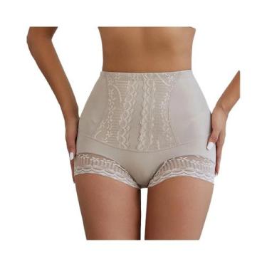 Imagem de Shorts Modeladores Femininos De Cintura Alta Com Renda E Controle De B