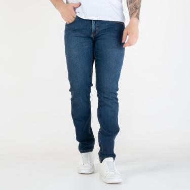 Imagem de Calça Jeans Calvin Klein Skinny Controle Térmico Azul Escuro-Masculino