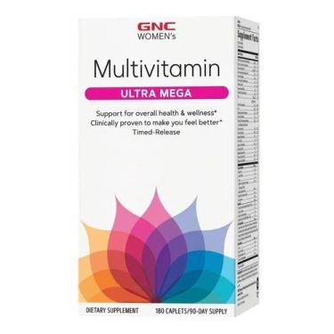 Imagem de GNC Womens Ultra Mega 180 Tabs Multivitamínico Para Mulheres Importado
