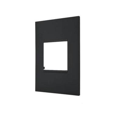 Imagem de Placa 2 Postos 4x2 Preta Pial Plus+618502 Pt Legrand