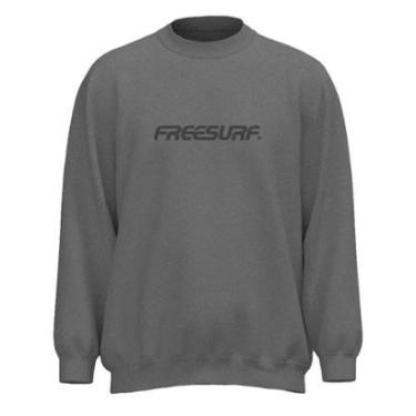 Imagem de Moletom Careca Freesurf Classic Cinza-Masculino