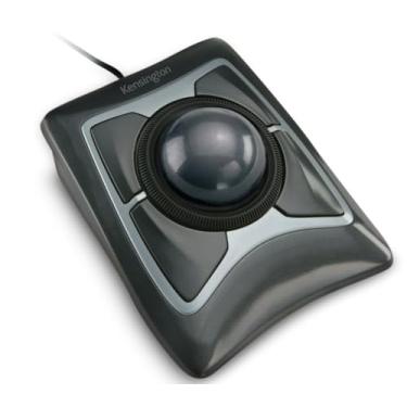 Imagem de Mouse Kensington Expert Trackball K64325, 13 x 13 x 5 cm, preto/prateado