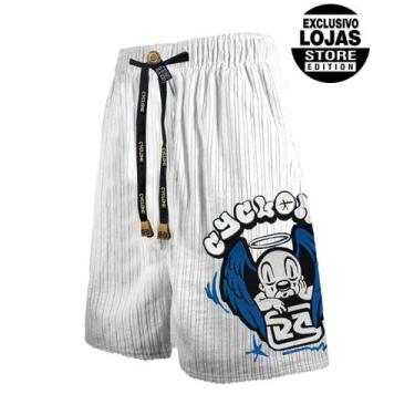Imagem de (LANÇAMENTO) Bermuda Cyclone Veludo Relax Urban Angel, Branco, GG