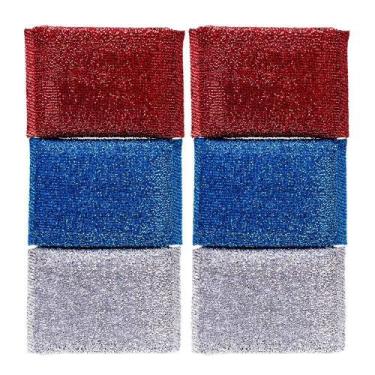 Imagem de Kit Esponja Multiuso de Limpeza em Poliester 6 peças - Powermaid