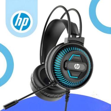 Imagem de Fone Gamer e Headset HP DHE 8001 com Fio USB 50mm com Microfone Compat