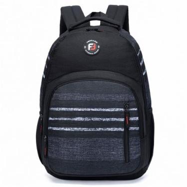 Imagem de Mochila Casual Espaçosa Reforçada Escola Faculdade Masculina Ferrazzi