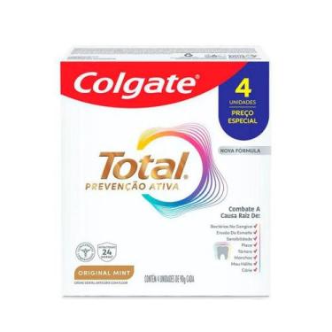 Imagem de Creme Dental Colgate Prevenção Ativa Anti-Cárie Original Mint 4x90g