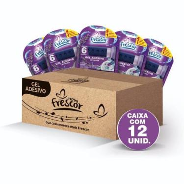 Imagem de Kit 12 Unidades Detergente Sanitários Gel Adesivo 38g Com Aplicador No
