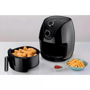 Imagem de Fritadeira Elétrica Sem Óleo 4 Litros Multilaser 110V, Preto, 110V