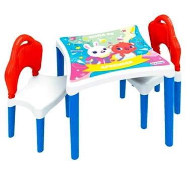 Imagem de Mesa 2 Cadeiras Meninas e Meninos Infantil até 23kg Xalingo, Mesinha I