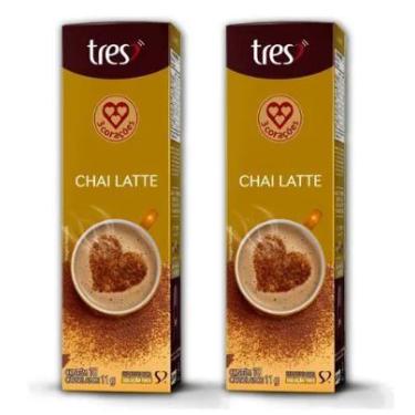Imagem de Kit 20 Cápsulas CHAI LATTE 3 Três Corações, receita indiana a base de 