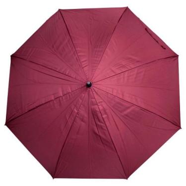 Imagem de Guarda Chuva Adulto em Fibra Sistema Abertura Automático - Yins, Bordô