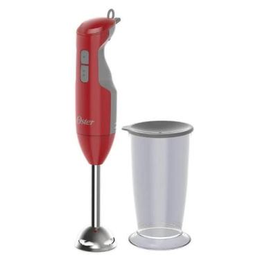 Imagem de Mixer Shaker Blender Oster 250W Luxx Red Com Copo Dosador, 110V