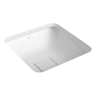 Imagem de Cuba embutir quadrada l.31030.17 30cm branca linha slim deca