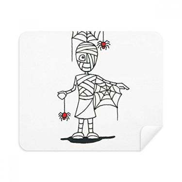 Imagem de Egypt Mummy Halloween SpiderDevil Horus Pano de limpeza Limpador de tela 2 peças Tecido de camurça