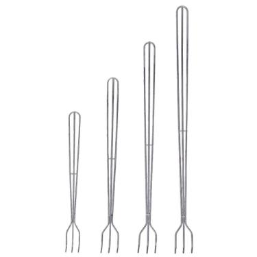 Imagem de Garfo De Metal 3 Pontas para churrasco 40 Cm