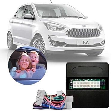 Imagem de Módulo de Vidro Elétrico Compatível Com Ford Ka Ka+ 2019 4 Portas Função Antiesmagamento Auto Up/Down Na Porta do Motorista PRO 4.36 BE