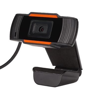Imagem de Webcam, 1080P Webcam de alta resolução Design rotativo CMOS 30fps 1920 X 1080p, para transmissão ao vivo de reuniões de classe on-line
