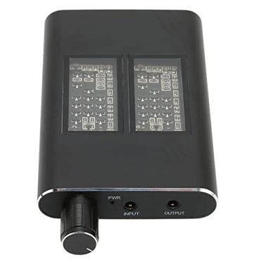 Imagem de Amplificador de fone de ouvido, amplificador de fone de ouvido estéreo HiFi portátil de 3,5 mm de entrada e saída AUX, com interruptor de ganho de 2 estágios, para celular, tablet, MP3 MP4, computador