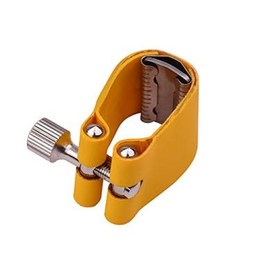Imagem de Qudai Ligadura de saxofone compacta durável ligadura de saxofone para bocal de baquelite para saxofone alto EF