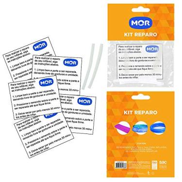 Imagem de Kit De Reparo Para Infláveis Colchão Piscina Boias Pvc - Mor