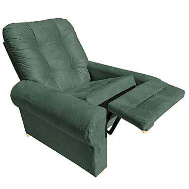 Imagem de Poltrona Reclinavel Sala Quarto Amamentação Astra Verde