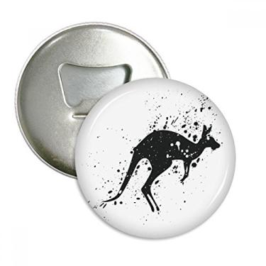 Imagem de Ilustração de contorno de coala australiana, abridor de garrafas, ímã de geladeira, emblema multifuncional