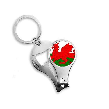 Imagem de Bandeira Nacional do País da Europa Alicate de unha Anel Chaveiro Abridor de Garrafas Cortador