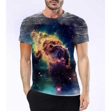 Imagem de Camisa Camiseta Nebulosa Nuvem Interestelar Poeira Corpo 4 - Estilo Kr