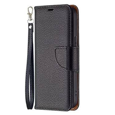 Imagem de Carteira de luxo de couro macio para iphone 12 13 14 mini 11 pro xs max x xr 8 7 6 6 s plus se capas de telefone pu bolsa preta, para iphone 8