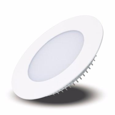 Imagem de Luminária LED Embutir 6W Redonda branco quente