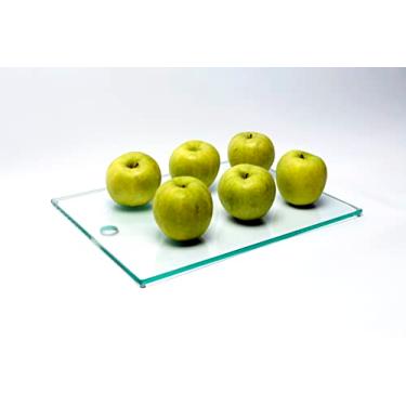 Imagem de Tábua de carne e legumes grande incolor 8mm temperado 40cmx30cm Aquabox