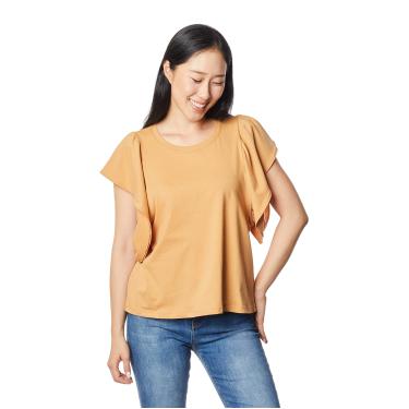 Imagem de Blusa manga curta, Feminina, Hering, marrom medio, P