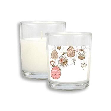 Imagem de Cera de incenso perfumada de vidro para pendurar, fofa, rosa