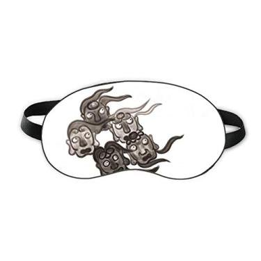 Imagem de Capa para sombra noturna macia estilo cinco Goblins Sleep Eye Shield estilo chinês
