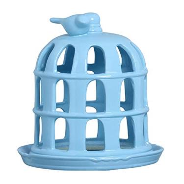 Imagem de Gaiola Baixa Ceramicas Pegorin Azul Bebe No Voltagev