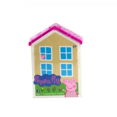 Casa Surpresa da Peppa Pig - Figura Surpresa - Telhado Pink SUNNY BRINQUEDOS