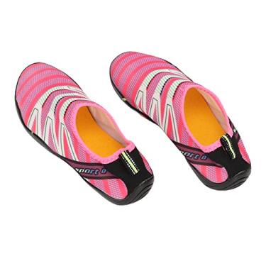 Imagem de Sapatos de Mergulho para Mulheres, Sapatos Leves e Respiráveis para Mergulho Ao Ar Livre, Secagem Rápida, Rosa, para Caminhadas de Rastreio de Fluxo de Praia (Tamanho 36)