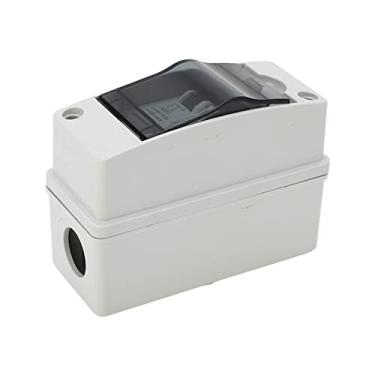 Imagem de Chave Seccionadora do Disjuntor, Mini Disjuntor CC 2P IP65 AC90-400V DC12-400V Tampa Transparente Robusta para Fora Rede