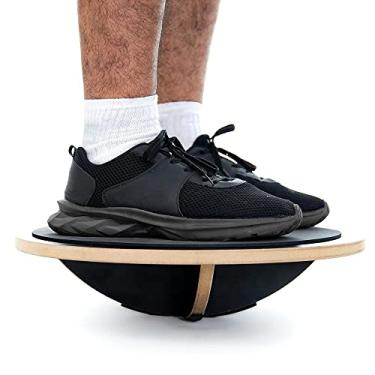 Imagem de Disco Prancha Equilíbrio Reabilitação Preto