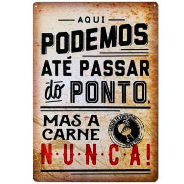 Imagem de Placa Decorativa Mdf Passar do Ponto